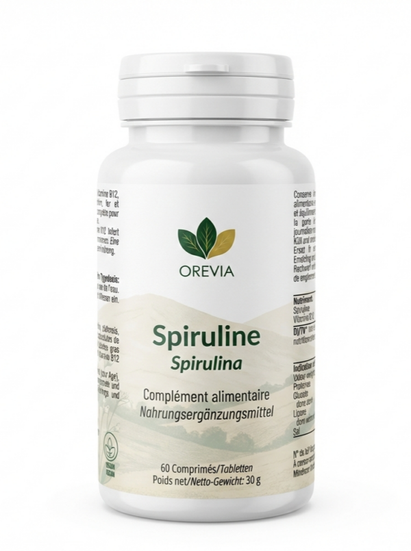 OREVIA Spiruline + Vitamine B12